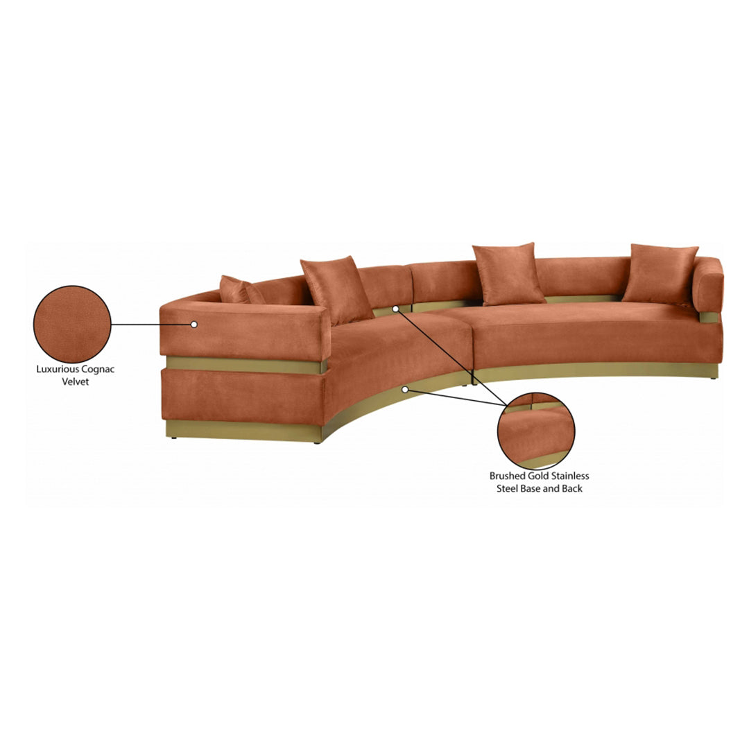 Belsa Velvet Sectional