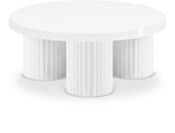 Rhodes Coffee Table - Modern Art Deco Design with Fluted Legs for Sophisticated Living Spaces