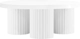 Rhodes Coffee Table - Modern Art Deco Design with Fluted Legs for Sophisticated Living Spaces
