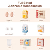 ROBUD Wooden Caramel Refrigerator