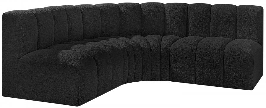 Arc Boucle Fabric 4pc. Sectional