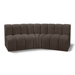 Arc Boucle Fabric 3pc. Sectional