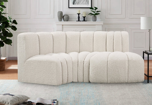 Arc Boucle Fabric 3pc. Sectional