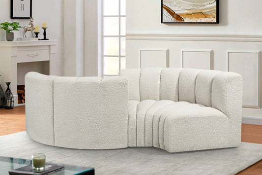 Arc Boucle Fabric 4pc. Sectional