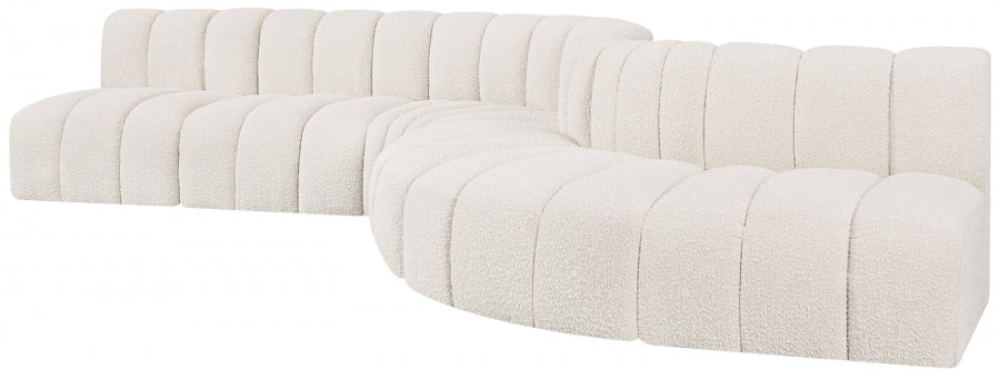 Arc Boucle Fabric 7pc. Sectional