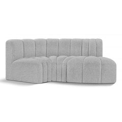 Arc Boucle Fabric 3pc. Sectional