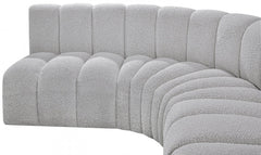 Arc Boucle Fabric 7pc. Sectional