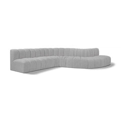 Arc Boucle Fabric 7pc. Sectional