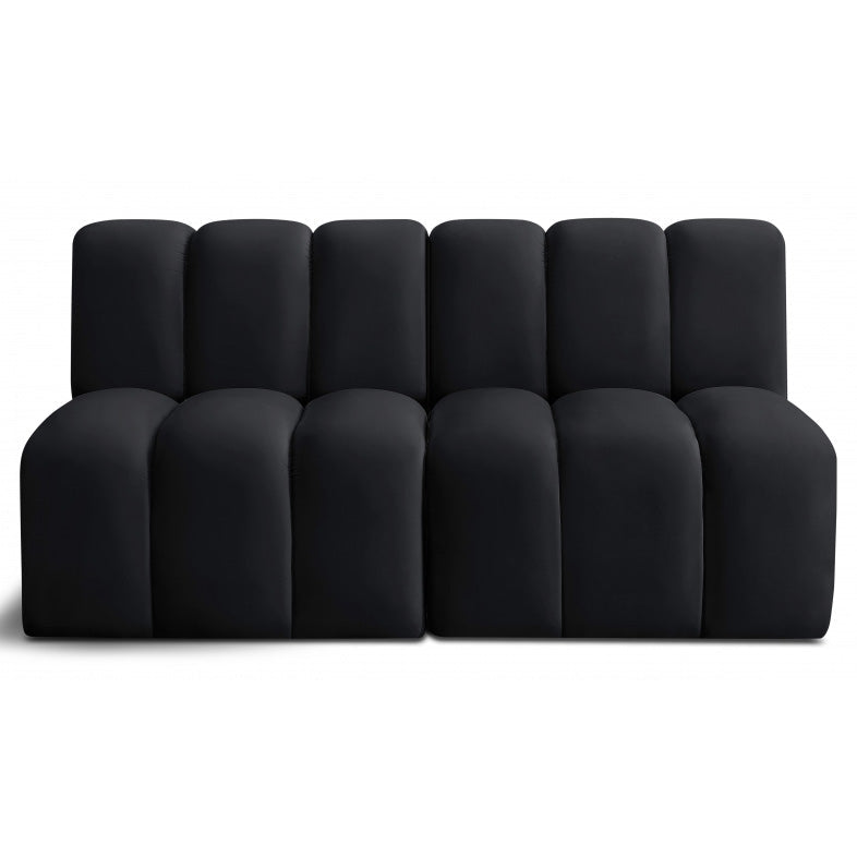 Arc Velvet 10pc. Sectional