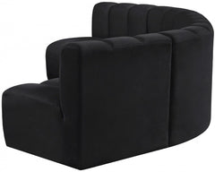 Arc Velvet 5pc. Sectional