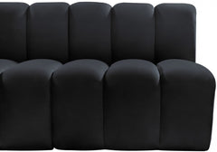 Arc Velvet 5pc. Sectional