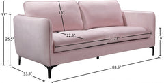 Poppy Velvet Sofa