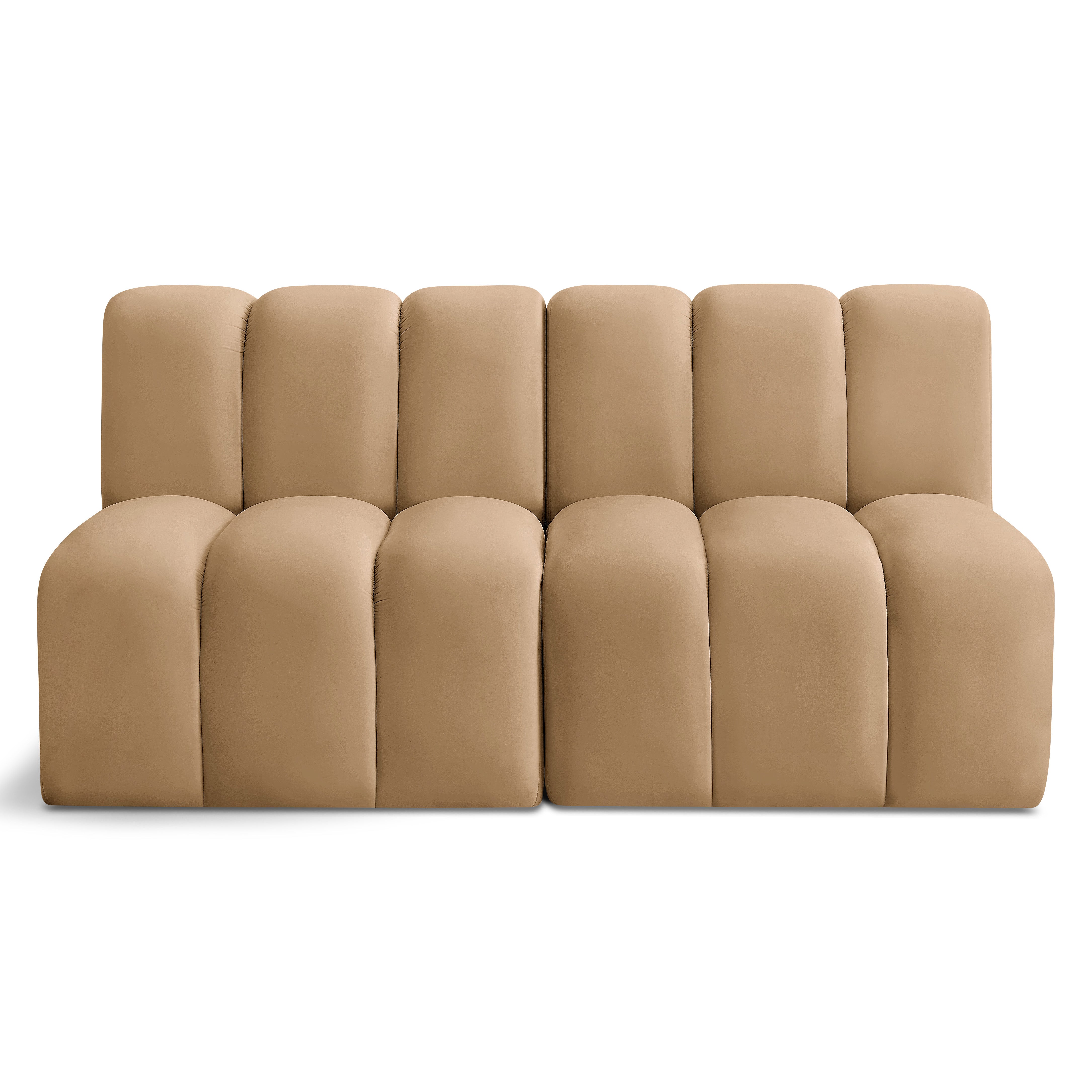 Arc Velvet 10pc. Sectional