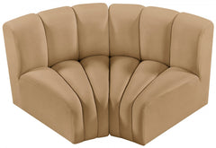 Arc Velvet 2pc. Sectional