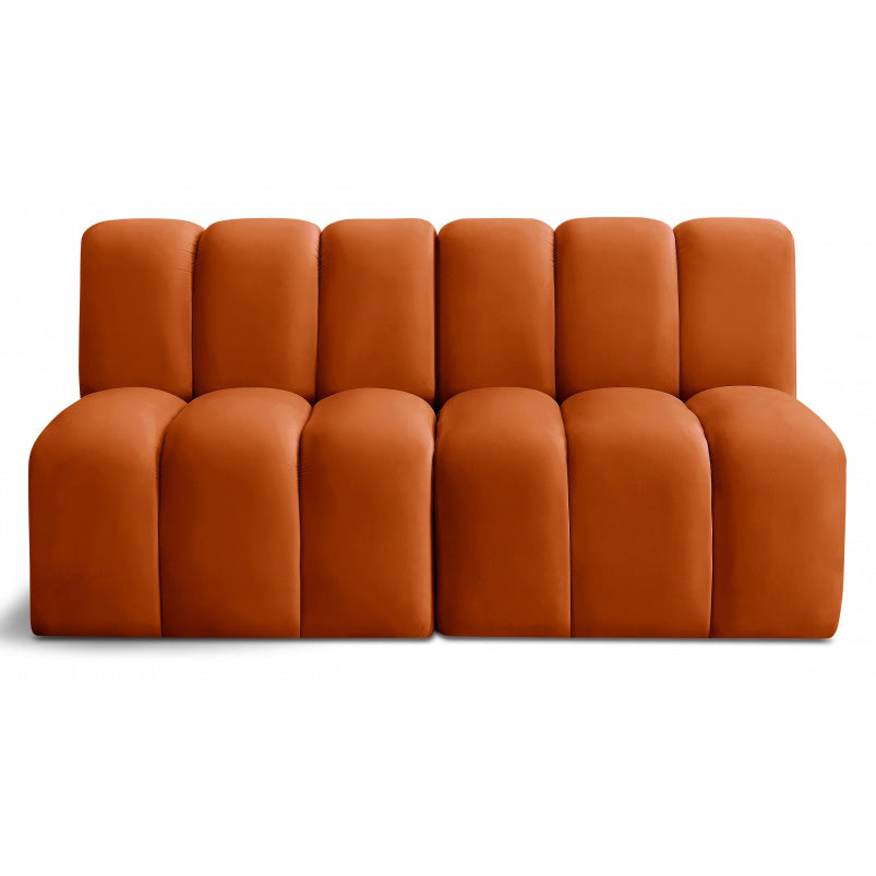 Arc Velvet 10pc. Sectional