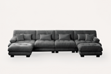 CLOUDIES 173" Sofa 4 Seater with 2 Ottoman
