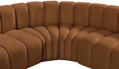 Arc Velvet 10pc. Sectional