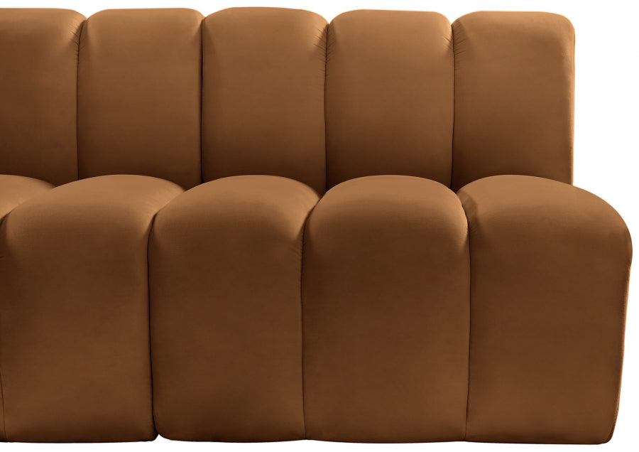 Arc Velvet 10pc. Sectional