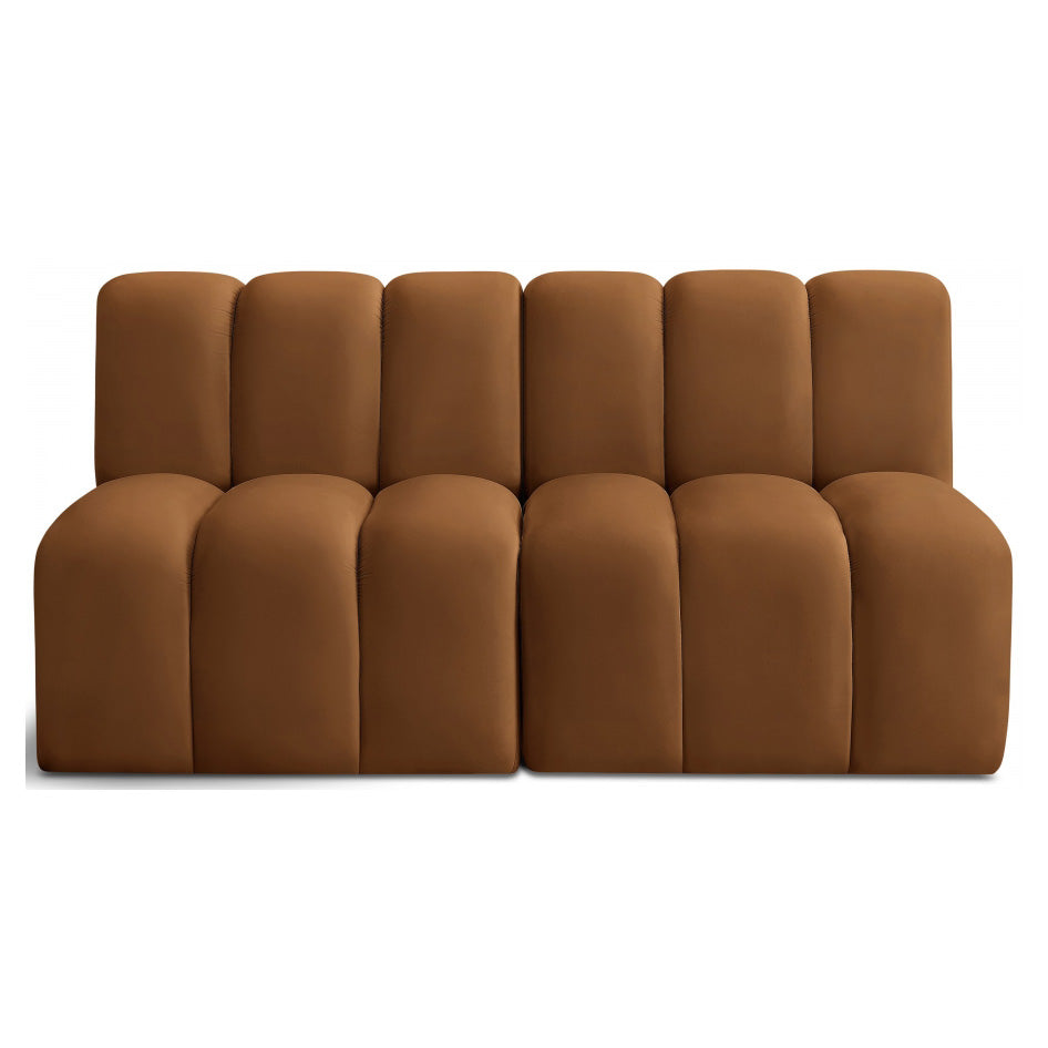 Arc Velvet 10pc. Sectional