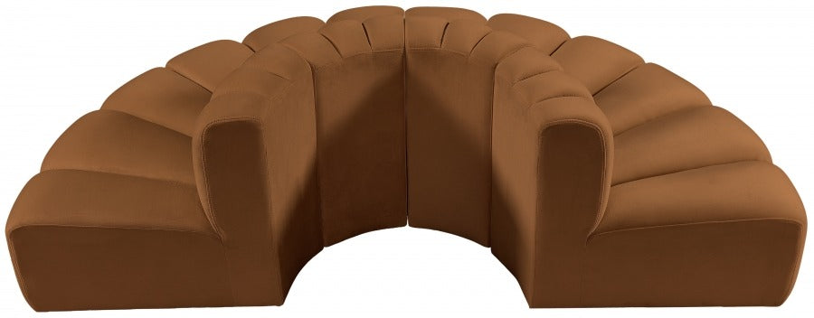 Arc Velvet 4pc. Sectional