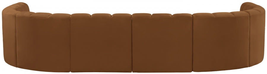 Arc Velvet 8pc. Sectional