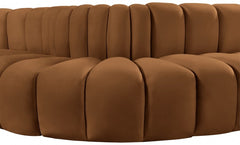 Arc Velvet 8pc. Sectional