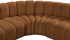 Arc Velvet 8pc. Sectional