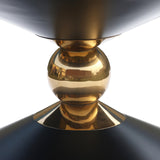 Malia Sculptural Iron Coffee Table - Contemporary Artistry for a Stunning Living Room Display