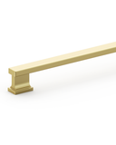 DESIGN2891 Brushed Gold Rectangular Cabinet Handles - Heavy-Duty Modern Kitchen Hardware | 5" Pulls