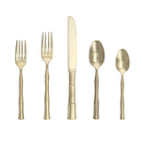 Royal Pacific Brushed Champagne 5pc Place Setting