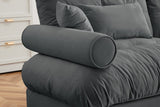 CLOUDIES 173" 4 Seater Sofa with 2 Ottomans