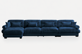 CLOUDIES 173" Sofa 4 Seater with 1 Ottoman
