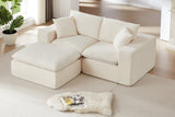ZORVA 78" Loveseat with 1 Ottoman