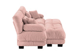 CLOUDIES 94" Loveseat with 2 Ottomans