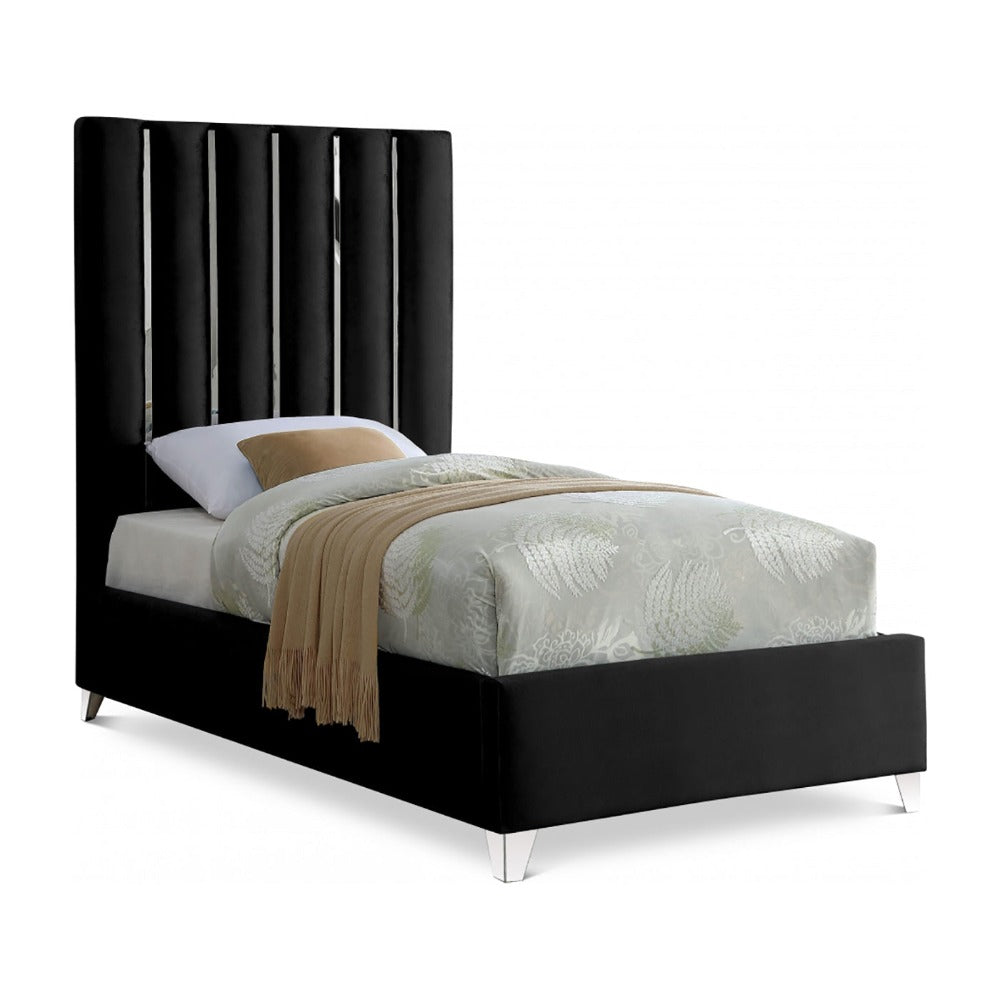 Enzo Velvet Bed