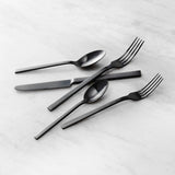 Viggo Black 20pc Flatware Set