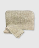 Melange Bamboo Cotton Bath Sheet 3 Piece Set - Sand