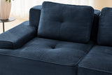 CORDELIA 153" 4-Seater Sofa with 2 Ottomans