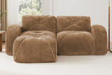 MYLO 80" Loveseat with 1 Ottoman
