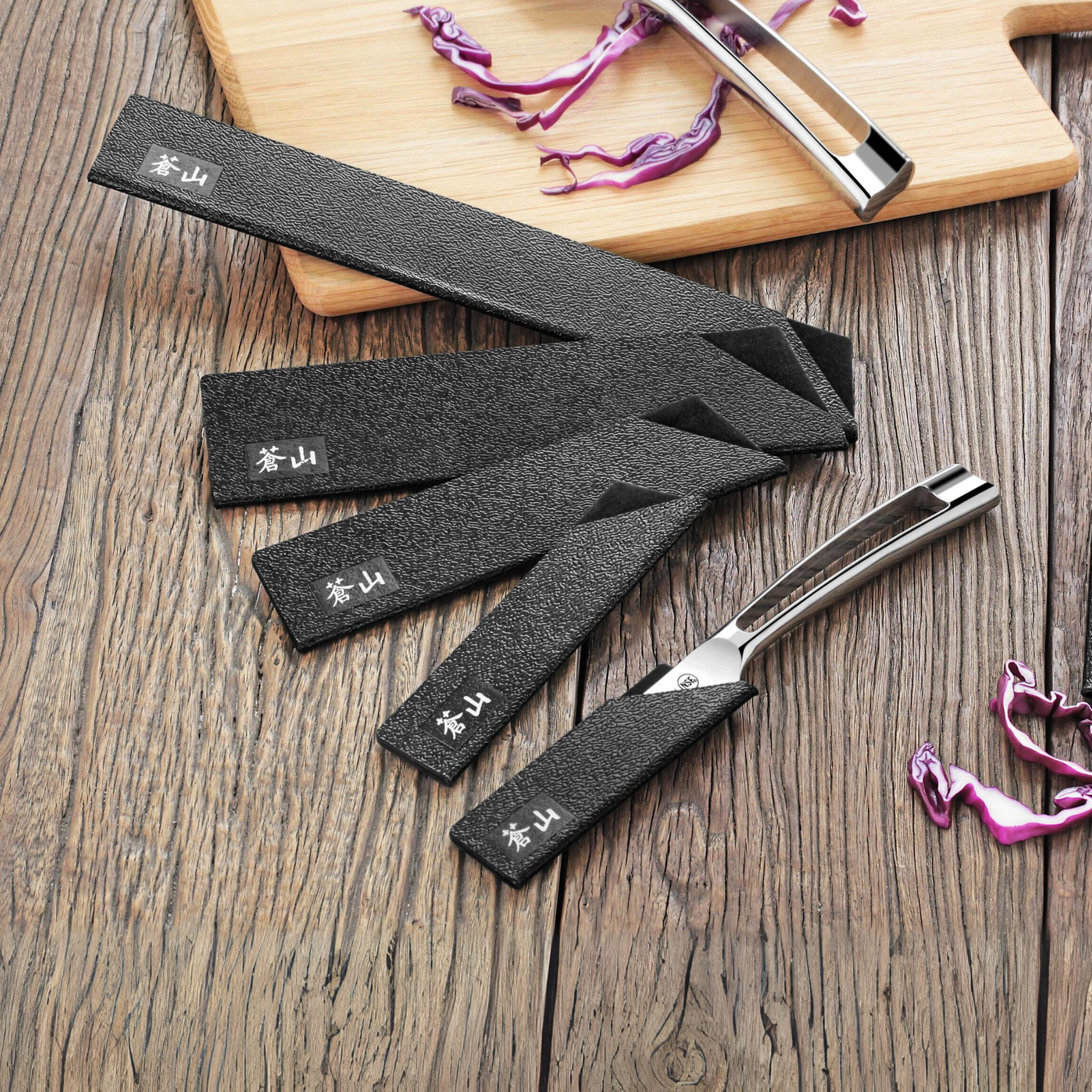 6-Piece Knife Edge Guard Set, Black, 61741