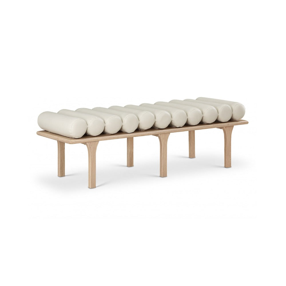 Landon Faux Leather Bench