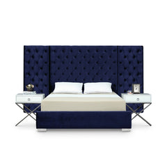 Grande Velvet Bed