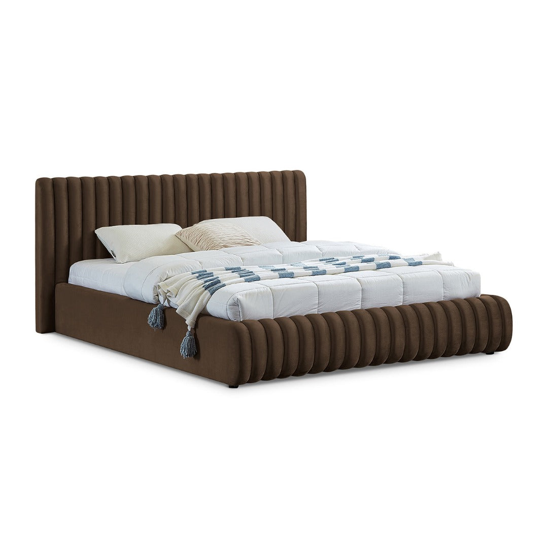 Nash Boucle Fabric Bed