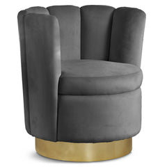 Lily Velvet Swivel Accent Chair