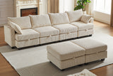 HARLOW 114" Corduroy Sofa w/ Storage
