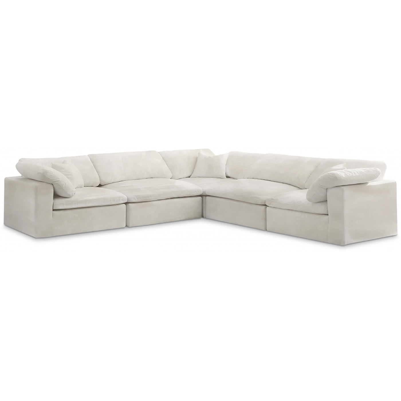 Cozy Velvet Comfort Modular Sectional