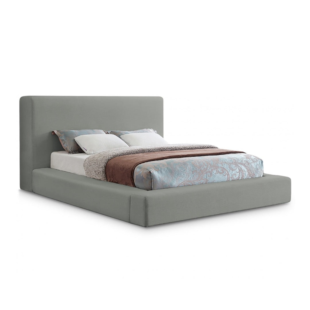 Devin Linen Textured Fabric Bed