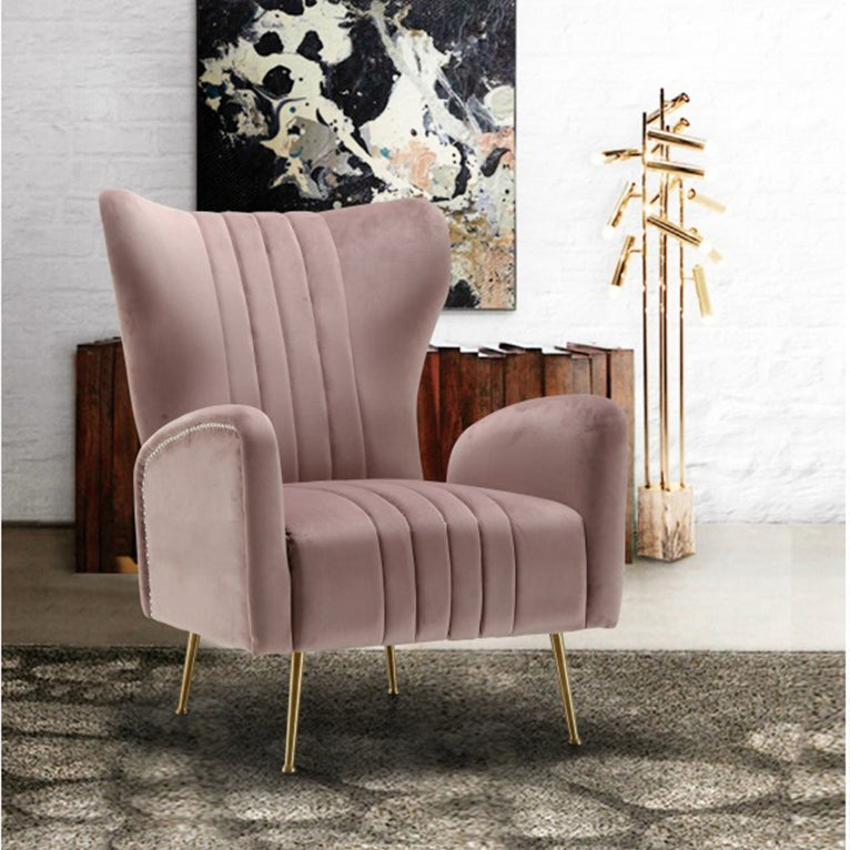 Opera Velvet Accent Chair