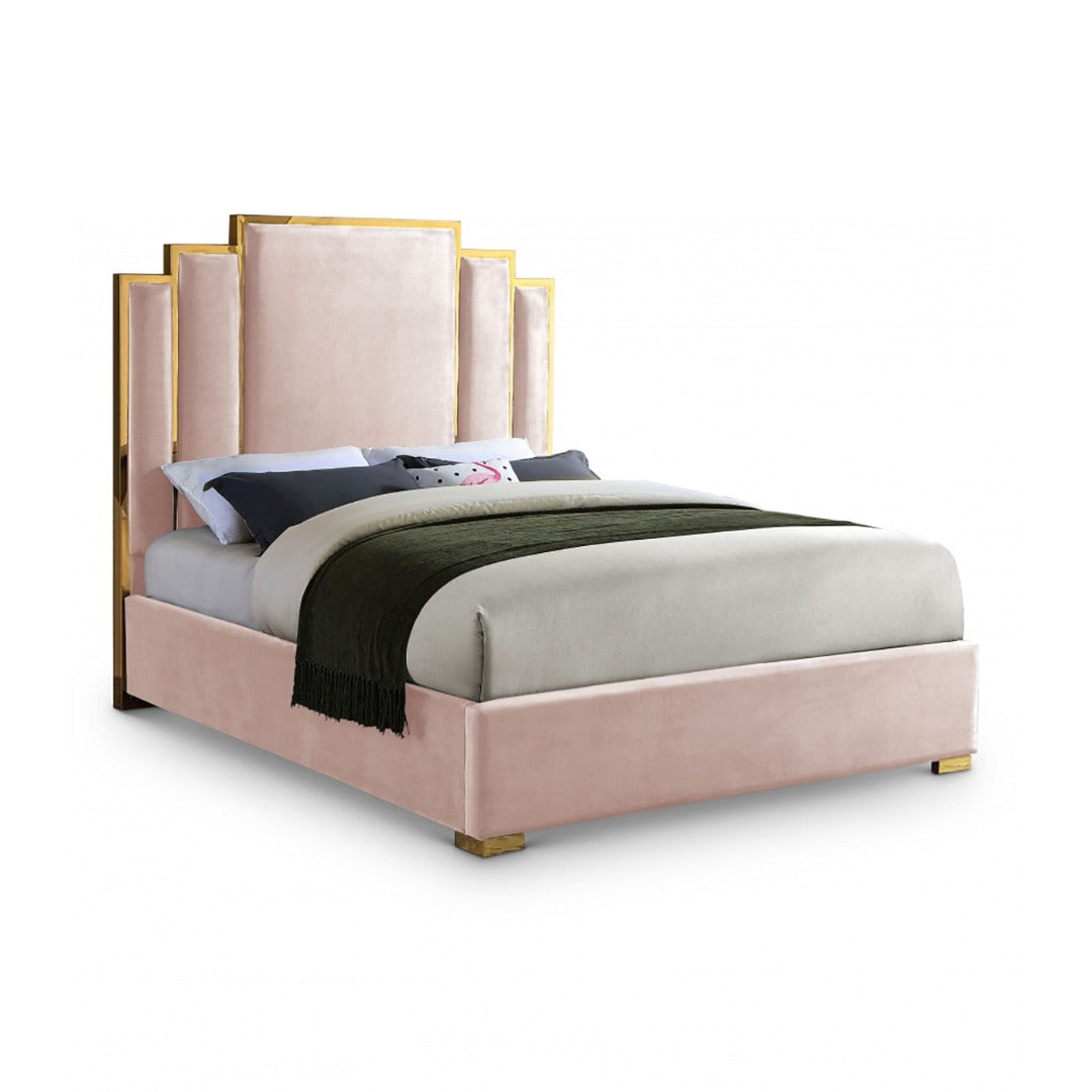 Hugo Velvet Bed