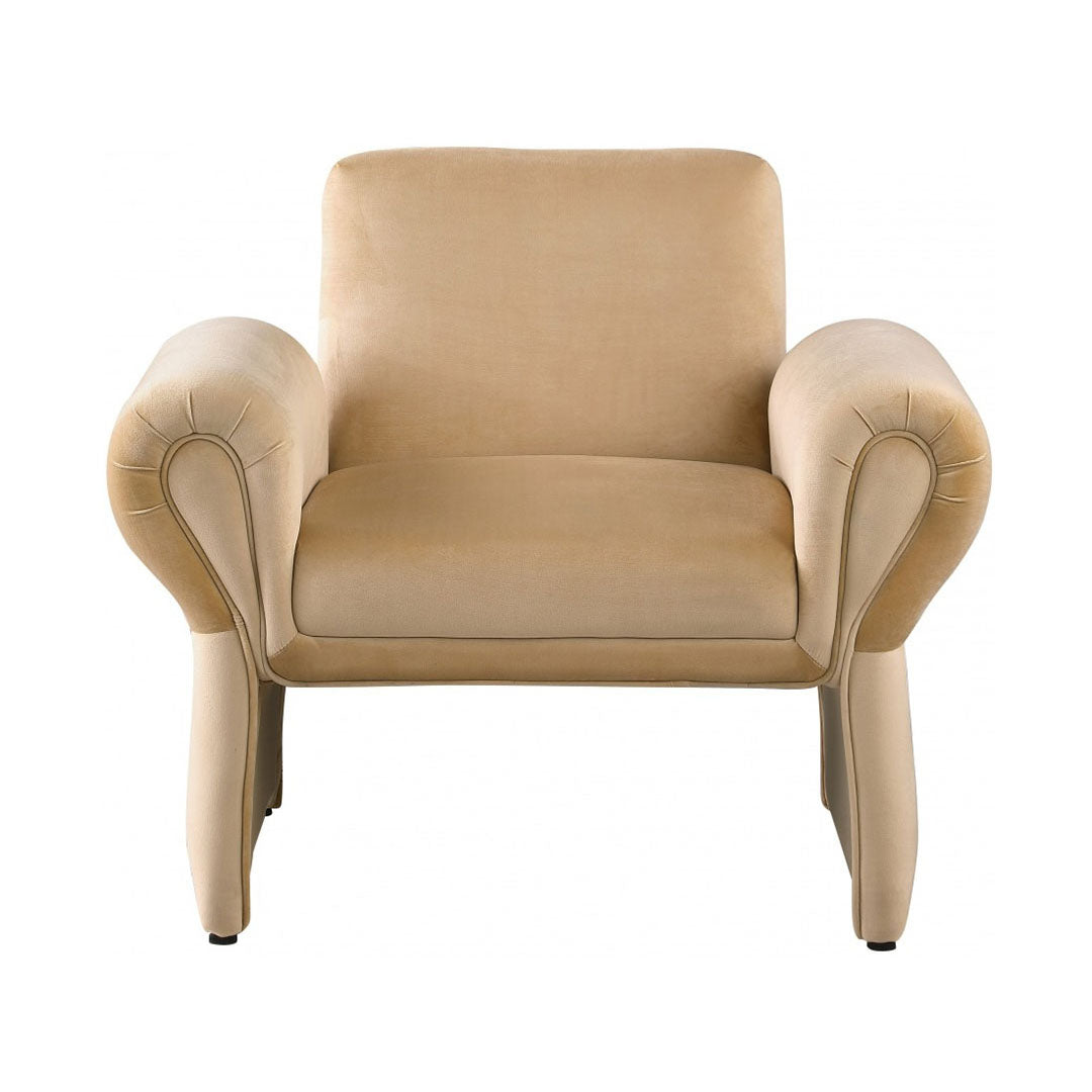 Fleurette Velvet Accent Chair